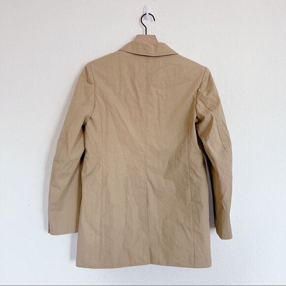 Low Classic Natural Curved Sleeve Cotton Blazer size Small - Picture 11 of 12